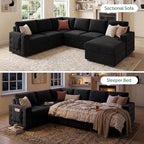 HONBAY Sectional Sleeper Sofa - Image 3