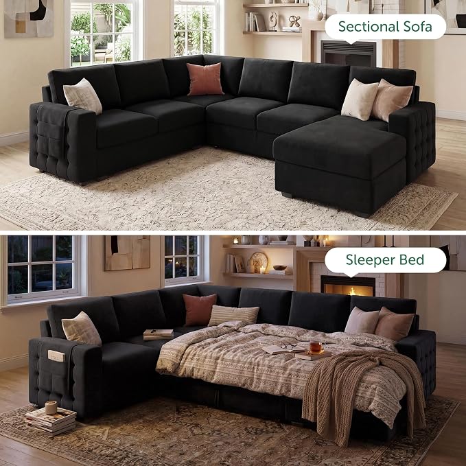 HONBAY Sectional Sleeper Sofa - Image 3