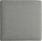 Modway Tahoe Aluminum Ottoman Gray - Image 5
