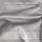 ANARACHON Leather Look Recliner Couch Cover, 8-Pieces Stretch Recliner Sofa - Image 4