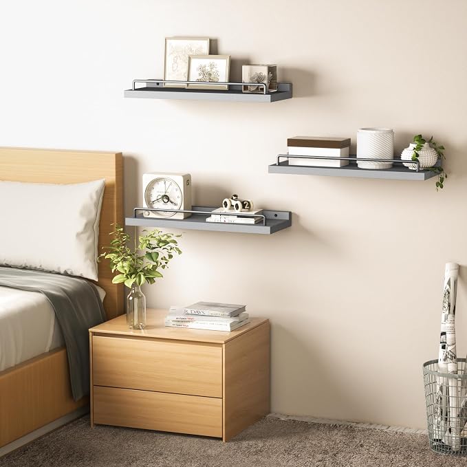 RYOFOBETTO Floating Shelves for Wall Decor, Living Room, Picture Frames - Image 6