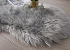 SERISSA 2x6 Fluffy Grey Faux Fur Area Rug - Image 5