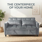 4 in 1 Convertible Sofa Bed, Pull Out Couch - Image 10