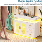 HNEBC LED Sideboard Buffet - Image 6