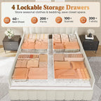 PRAISUN Bed Frame Queen Size - Image 5