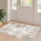 LOONGRUG Runner Rug 2x4 Machine Washable Non-Slip Neutral Modern Rugs | by LOONGRUG