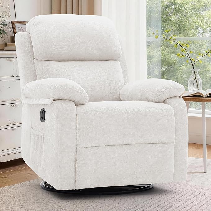 Korser Recliner Chair, 360 Swivel Rocker Chair by KORSER