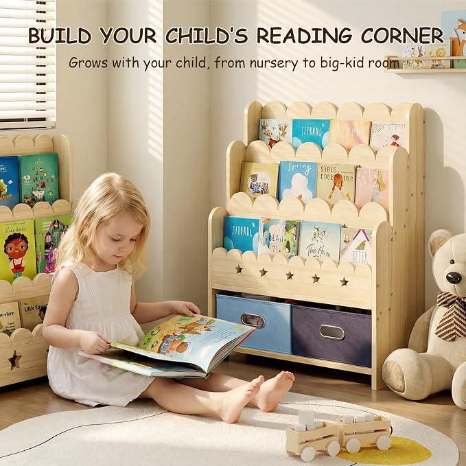 EXPERLAM 2-in-1 Kids Bookshelf - Image 9
