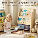 EXPERLAM 2-in-1 Kids Bookshelf - Image 9