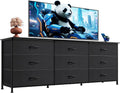 WLIVE 63''W Dresser for Bedroom, 75 inch TV, Wide Chest of Drawers by WLIVE