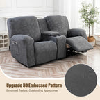 Gennia Waterproof Recliner Loveseat Cover - Image 2