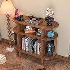 LUVIOHOME Large Round Record Player Stand - Image 6