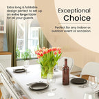 Our Modern Space 8 Feet Foldable Table - Image 4