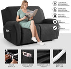 Timeles Recliner Covers Recliner Loveseat Covers Reclining Couch Covers Sofa - Image 3