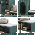 HLR Storage Bench Set of 2, L-Shaped Storage Cabinet - Image 7