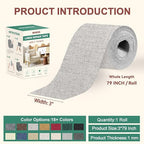 Besezx Linen Fabric Repair Tape, 3x79 Inch Self Adhesive Repair Patches - Image 2