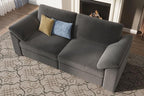 EASE MOOSE Comfty 2 Seat Couch, FSC Certified Modern Deep Seat Sectional Modular - Image 3