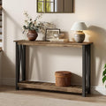 ChooChoo Farmhouse Console Table, Rustic Vintage Narrow Sofa Table by ChooChoo