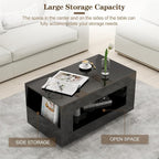 35" High Gloss Wood Coffee Table - Image 3