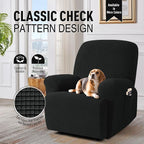 TAOCOCO Recliner Cover 4-Pieces, Recliner Stretch Sofa Slipcover, Recliner - Image 2