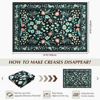 Area Rugs for Living Room, Non-Slip 4x6 Vintage Rug for Bedroom, Washable - Image 2