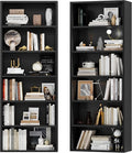 Furniwell 71" Tall Bookcase Bookshelves, 6 Tier Floor Standing Bookcases Open by WellFurnitureHomeLifeWell