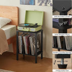 LELELINKY 2-Tier Record Player Stand - Image 8