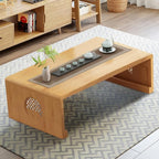 Folding Coffee Table Foldable Japanese Floor Table Low Table - Image 4