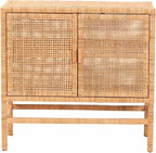 Bali & pari Vivan Natural Rattan Storage Cabinet - Image 4