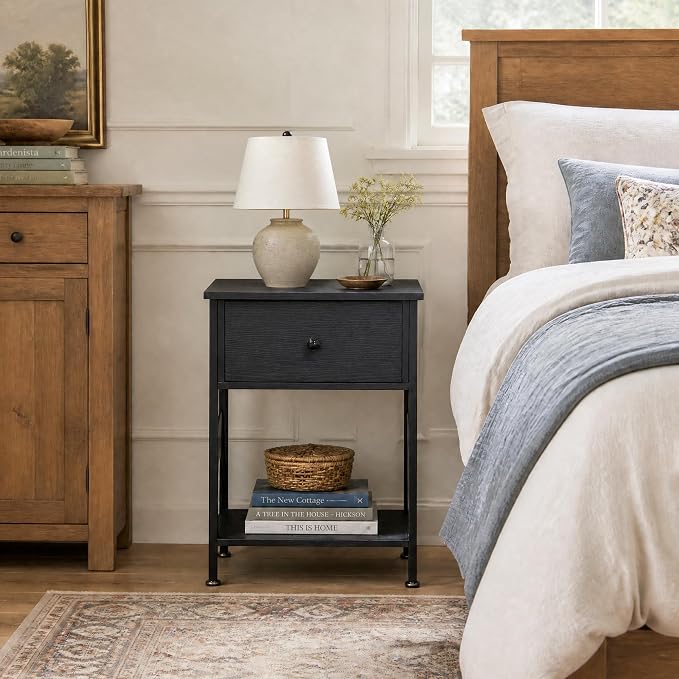 VECELO Nightstands, Modern End Side Tables, Night Stand - Image 7