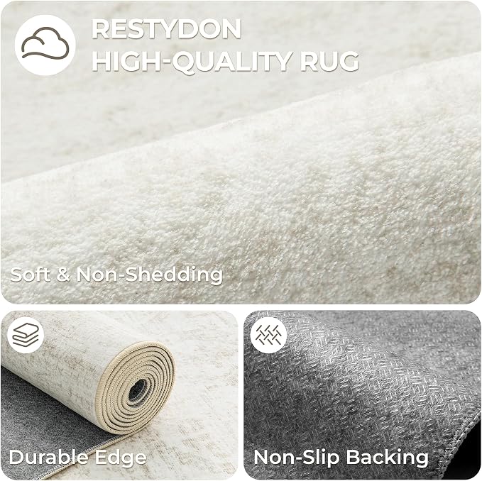 2x8 Runner Rug Non Slip, Washable Hallway Runner Rug, Nursery Room, Soft Runner - Image 7