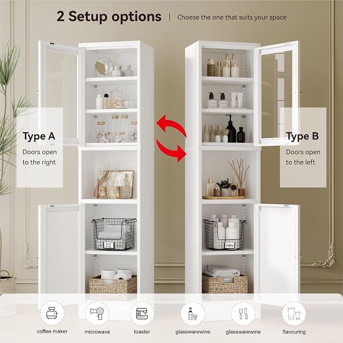 YAUWOH Metal Storage Cabinet - Image 4