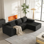 ANONER 103" Modern L Shaped Modular Sectional, L-Shape Cloud Sectional Sofa - Image 6