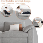 EASE MOOSE Oversized Sectional Modular Sofa, U Shape Sectional Couch Wide Deep - Image 6