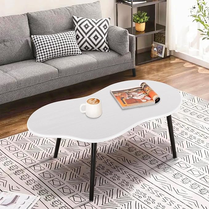 Small Coffee Table Cloud Shaped Irregular Center Table - Image 2