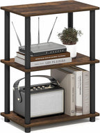 Furinno Turn-N-Tube Storage Shelves, 3-Tier Open Frame Book Shelf, Standing by Furinno-FitsYourSpaceFitsYourBudget