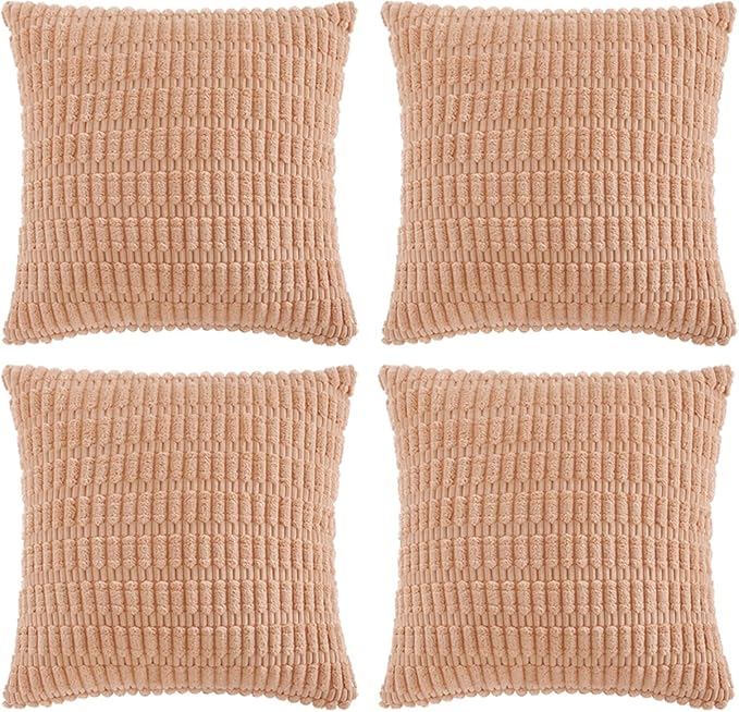Fancy Homi 4 Packs Decorative Throw Pillow Covers by Fancy+Homi