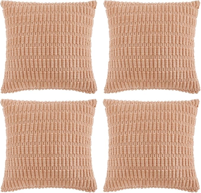 Fancy Homi 4 Packs Decorative Throw Pillow Covers by Fancy+Homi
