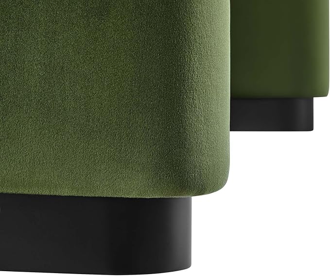 Modway EEI-6735-BLK-MOS Koda Performance Velvet Waterfall Ottoman - Image 7