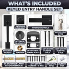 Front Door Lock Set with Deadbolt – Zinc Alloy Body with Multi‑Layer Plating | - Image 2