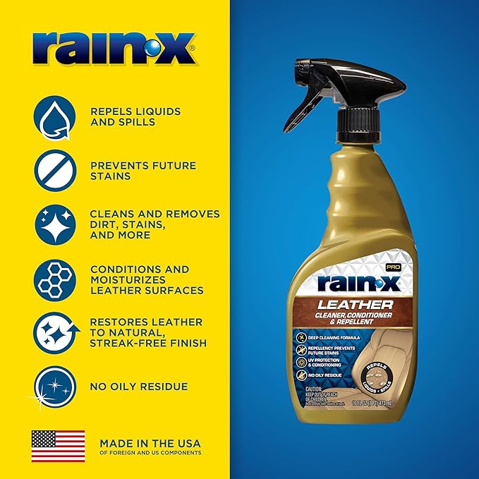 Rain-X 620236SRP Leather Cleaner Conditioner & Repellent - Image 3