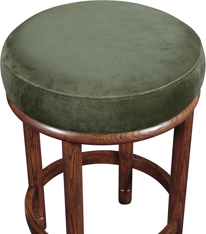 Meridian Furniture 978Green-C Monette Collection Art Deco Counter Stool - Image 5