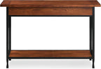 Leick Home 11233 Ironcraft Rustic Two Drawer Hall Console Sofa Table - Image 6