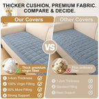 Smiry Couch Cover for Dogs, Non Slip Fuzzy Pet Sofa Covers Washable | Sofa - Image 5
