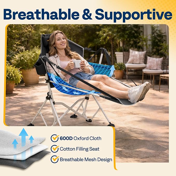 VIVOHOME Hammock Camping Chair - Image 4