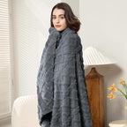 Aganear Fleece Throw Blanket for Couch Sofar 50"x60" Grey | Lightweight Fuzzy - Image 8