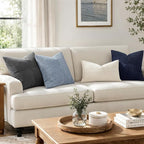 MIULEE Dusty Blue Decorative Throw Pillow Covers - Image 4
