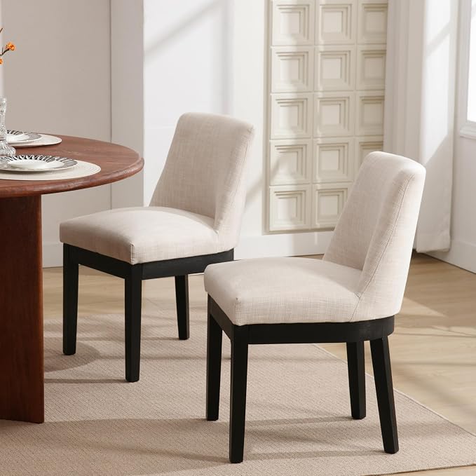RIVOVA Modern Dining Chairs Set of 4 Comfortable Dining Room Chairs - Image 6
