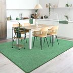 Small Area Rugs for Bedroom, 2×4 Non Slip Runner Rug, Matte Green | Washable - Image 9