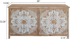 LKTART 60" Sideboard Buffet Cabinet, Vintage Accent Credenza Storage - Image 2